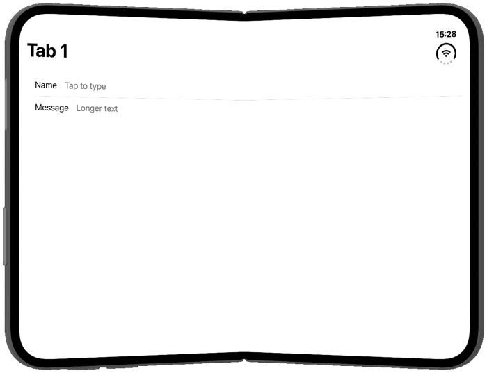 Ionic tab bar missing after folding